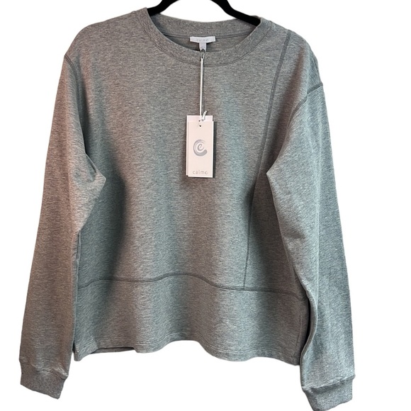 Johnny Was Sweaters - 𝅺NWT Johnny Was Calme Cozy Gay Seamed Oversized Pullover Size Large (J16)